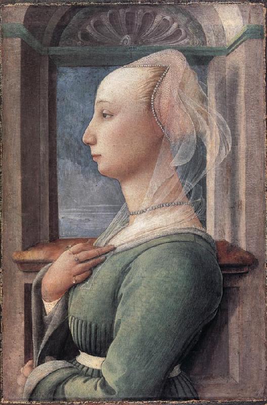 Fra Filippo Lippi portrait of a Woman France oil painting art